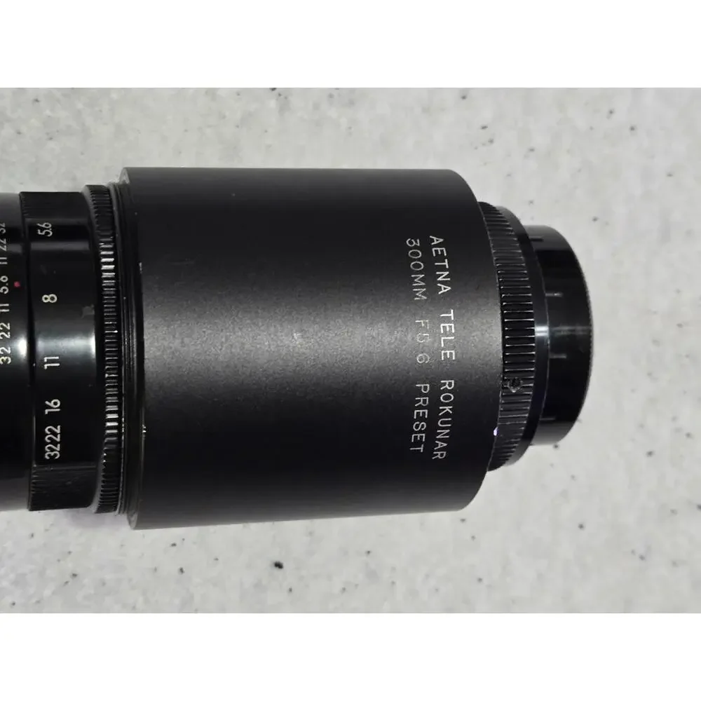 Aetna Tele Rokunar 300mm f/5.6 • Vintage Manual Telephoto Lens • 35mm Film Camer